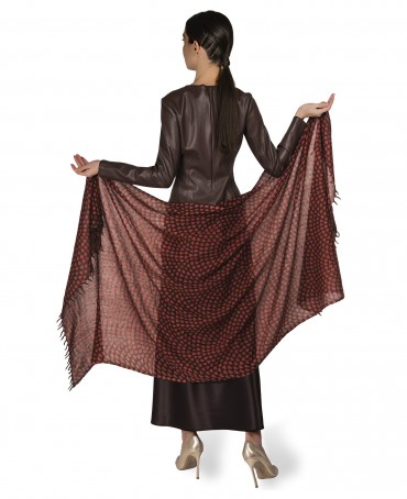 Палантин Женский W40-MOSAIQUE/ROUILLE